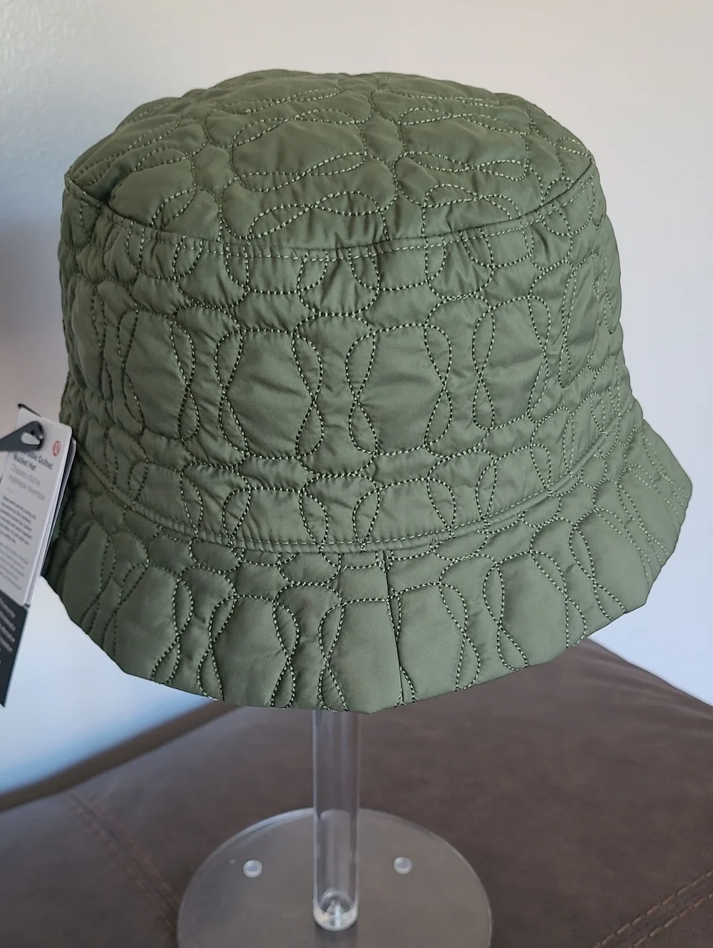 Lululemon Reversible Quilted Bucket Hat S/M Olive Green Primaloft Casual Gorp
